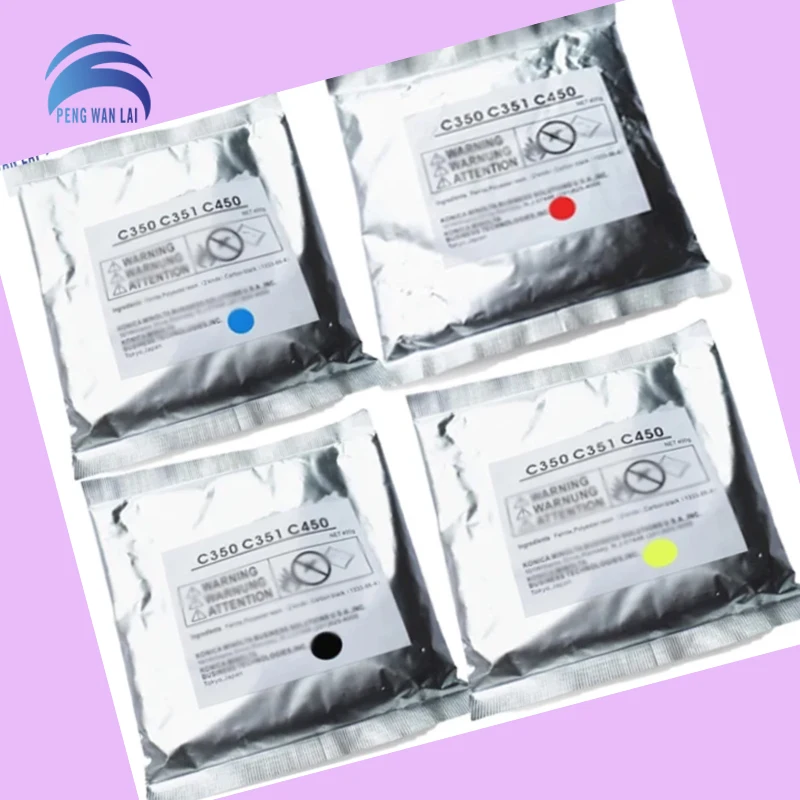 

1 шт. C350 C351 C450 порошок разработчика для Konica Minolta Bizhub C 350 351 450, совместимый импорт, высокое качество