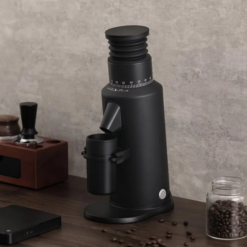 

Professional Variable Speed Electric Espresso Grinder Aluminum Alloy Single Dose Coffee Grinder