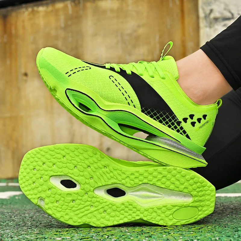 

Men's Running Shoes Non-Slip Breathable Jogging Outdoor Couple Trainer Mesh Luxury shoes Off-road Shoes Cushioning Race Sneakers