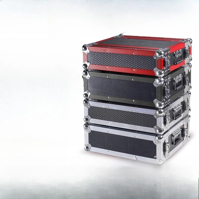 Large Screen Transmission Card Video Processor with Aviation Case 2U Digital Power Amplifier Enclosure