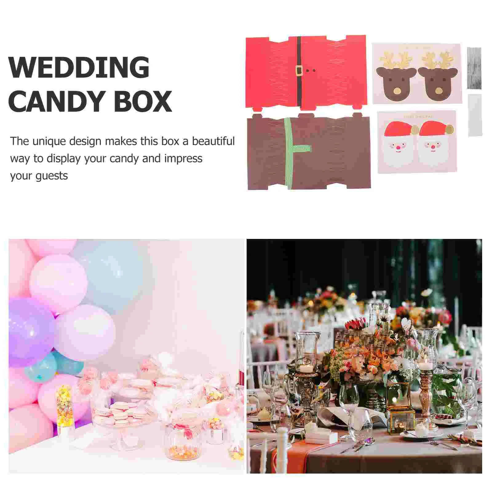 20 Pcs Creative Shape Gift Box The Party Accessories Decorative Candy Paper Case Packing