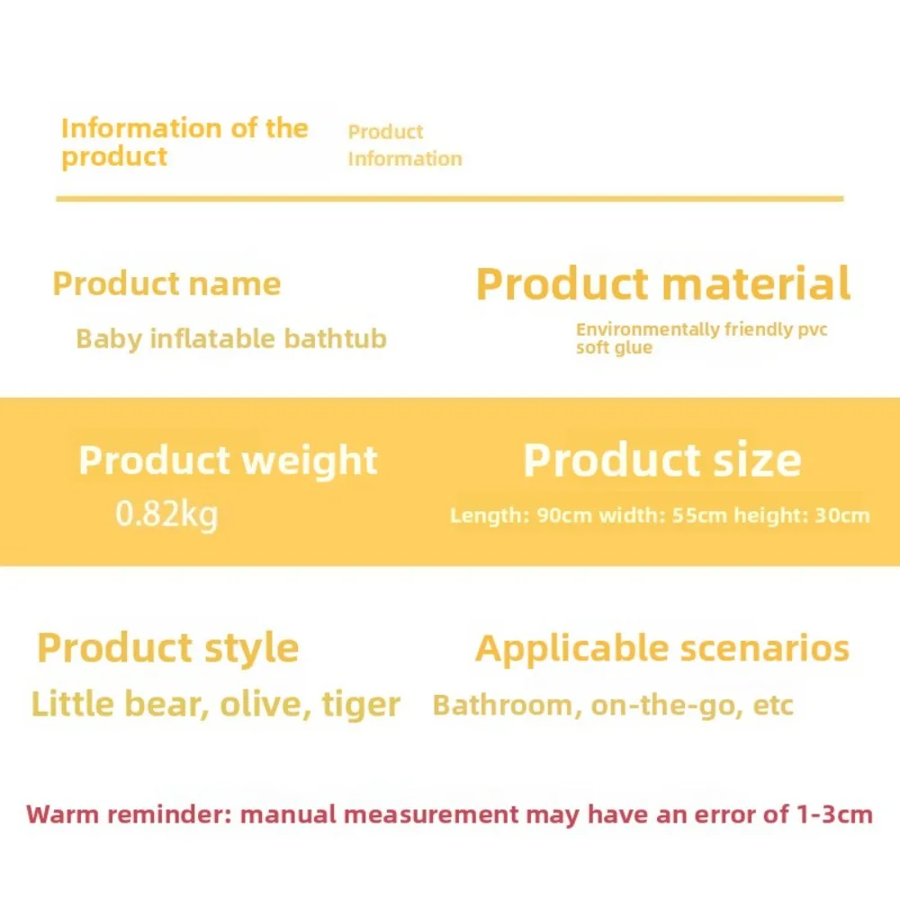 Banheira dobrável portátil para bebês recém-nascidos, banheira para casa, piscina de brincar de verão