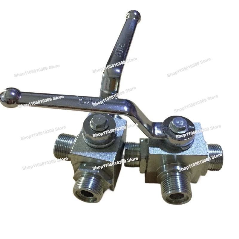 Outer Wire High Pressure Hydraulic Two Position, Three Way Manual Valve KHB3K-M16 * 1.5 M22 M27 M30 M36 * 2