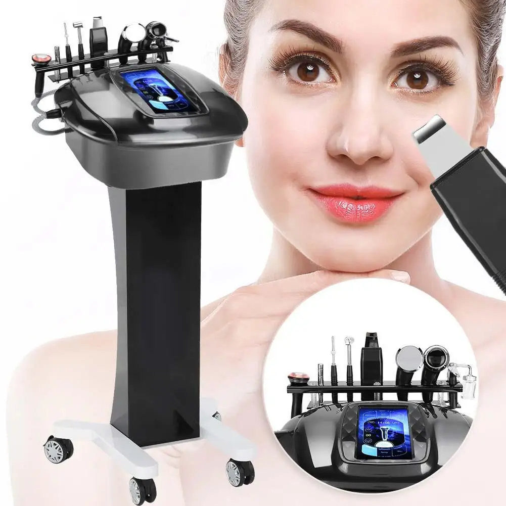 

8 in 1 Diamond Peeling Hydro Water Jet Aqua Facial Small Bubble Blackheads Removal Beauty Salon Machine