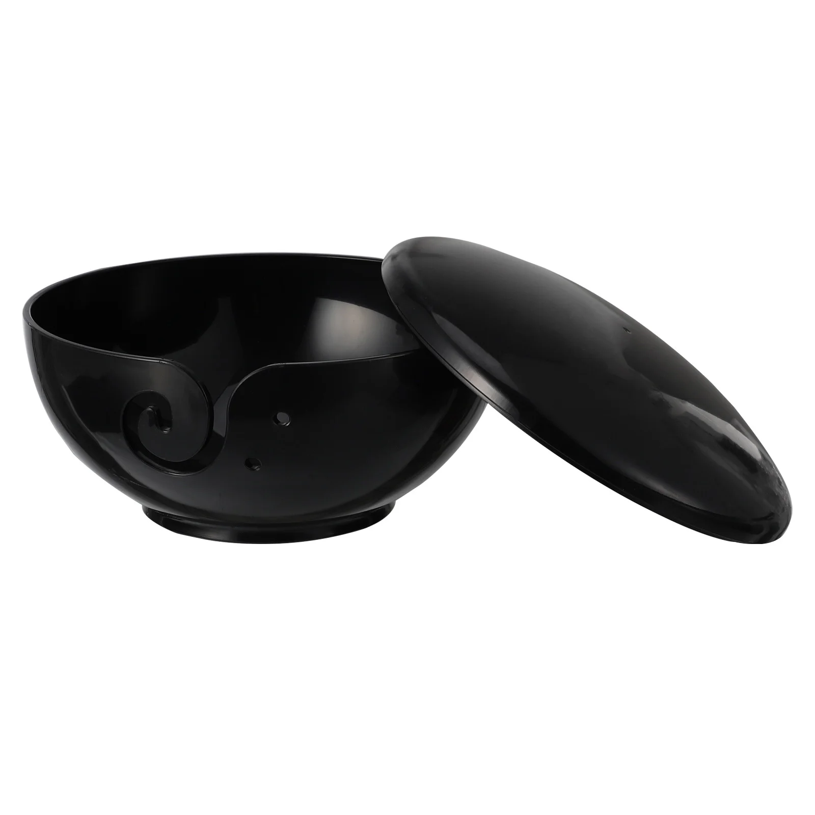 

Plastic Yarn Bowl for Wool Storage Lightweight Wear Resistant Knitting Crochet Container Lid Yarn ganzier Sewing Accessories DIY