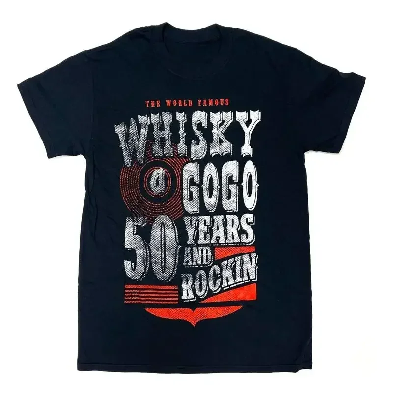 Whisky A Go Black 50 Years And Rocking T Shirt S 4Xl