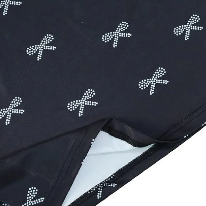 BWQ Retro Strikpatroon Zwart Slanke Vest Rok Off-the-shoulder Jurk Vrouwelijke 2-delige Set Zomer Tee Cami Y2K Mode Street Wear