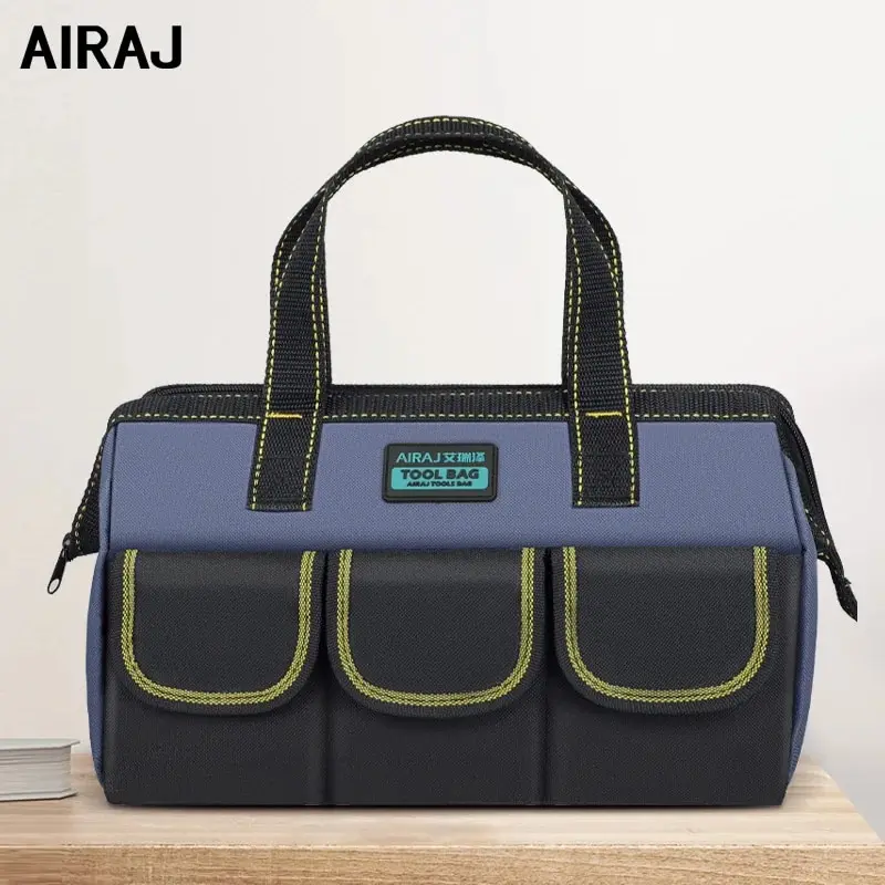 AIRAJ Multifunctional Tool Kit Oxford Cloth Waterproof Water And Electricity Work Bag Multi Pocket Anti Fall Storage Bag