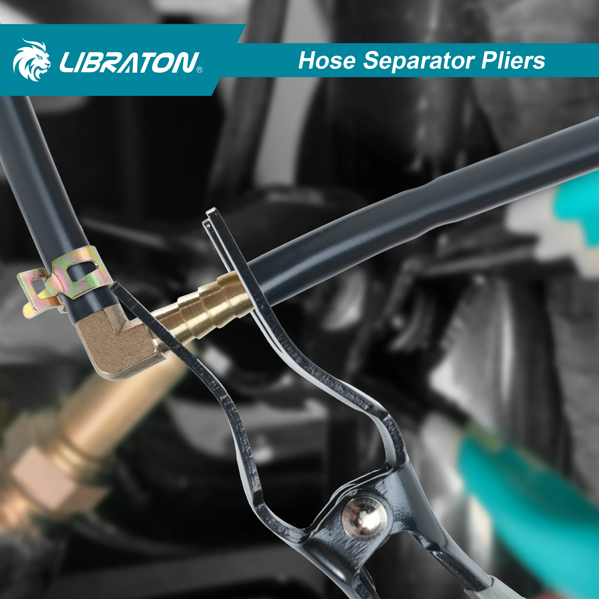 LIBRATON Hose Removal Plier 1PC, Hose Separator Plier, Pipe Repairing Tool for for Repairing for Oil&Water Hoses, Hose Remover