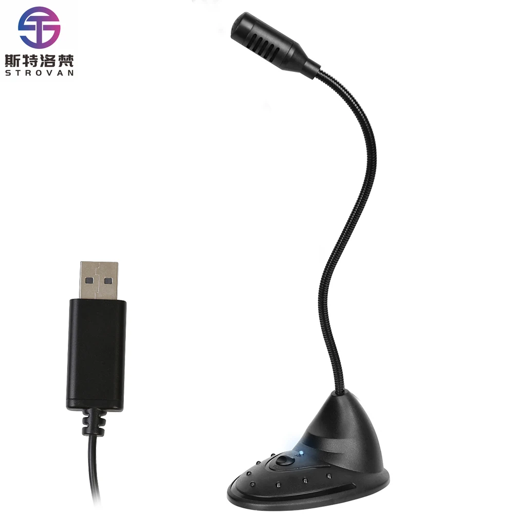 

T5 Noise Cancelling Desktop USB Microphone Gooseneck Microphone For Conference