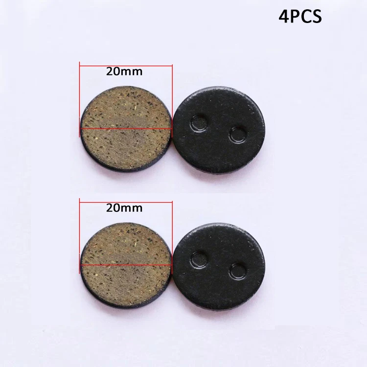 2/4/10/20 stücke Disc Bremsbeläge Für Mi Xiaomi Elektrische Roller M365 1S Pro Pro2 Ersatz teile Kit Halbmetallische Harz 18mm 20mm