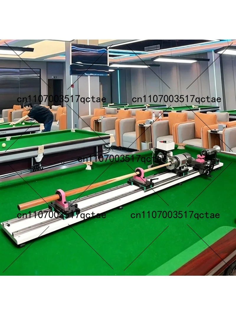 FS-7075D Variable Speed Billiard Cue Repair Lathe for Snooker Pool Cue Maintenance