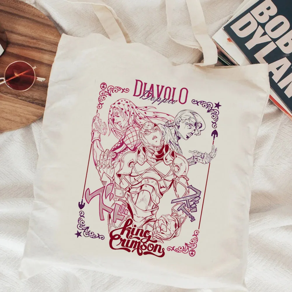 Bolsa de tela Jojo Bizarre Adventure, bolso de compras, totebag, bolsas de tela para mujer
