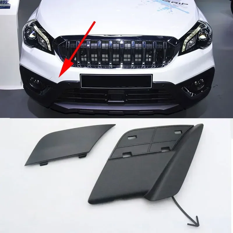 

Для Suzuki SX4 S-cross Facelift 2016 2017 2018 2019 2020 автомобильный передний бампер буксировочный крючок крышка прицепа буксировочная крышка цветная