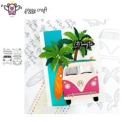 Piggy Craft metalowe matryce do wycinania matryce do wycinania wakacje dekoracja samochodu scrapbook papier rzemiosło nóż forma ostrze dziurkacz szablony matryce