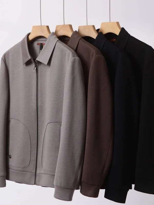 

Мужское шерстяное пальто в стиле кэжуал с воротником-стойкой, осенне-зимняя верхняя одежда для города, молодежное пальто приталенного кроя с длинными рукавами