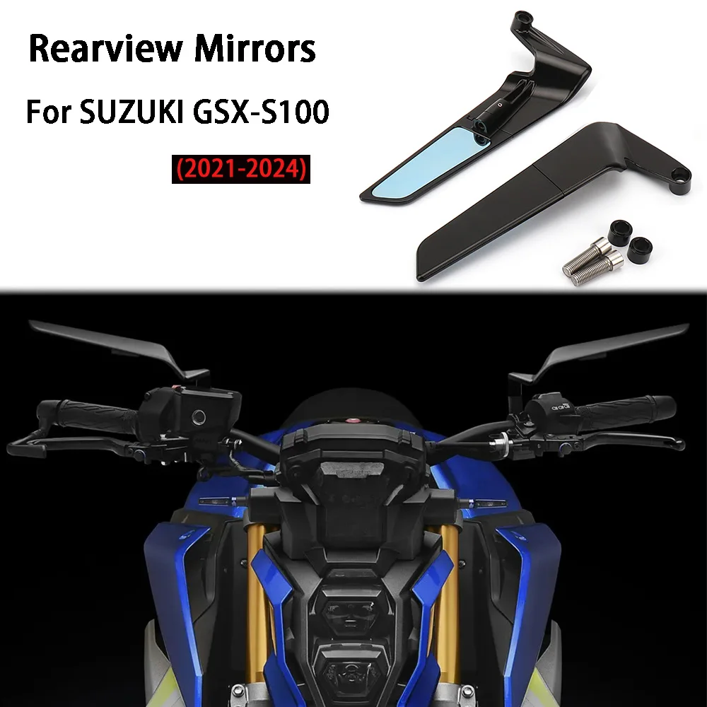 For SUZUKI GSX S1000 GSX-S 1000 GSX-S1000 2023 2022 2021 Motorcycle Accessories Rearview Mirror Wind Wing Mirrors