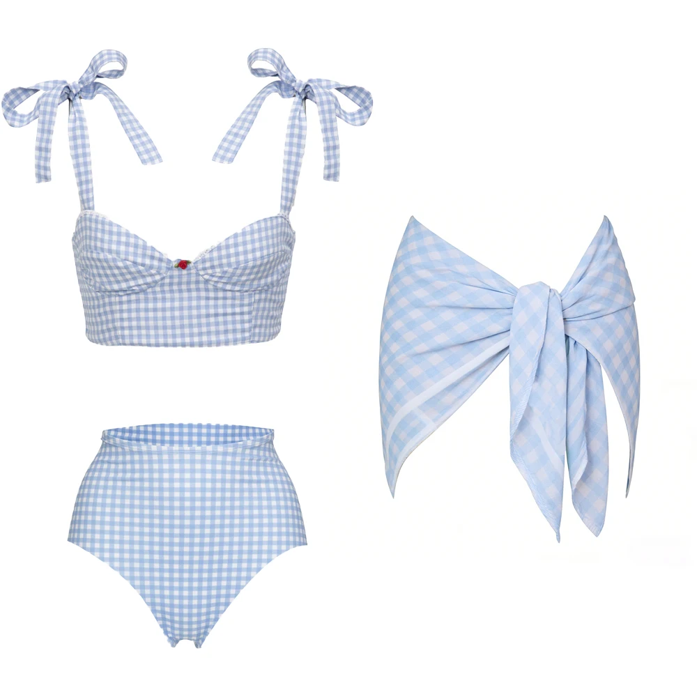 bikini A and skirt