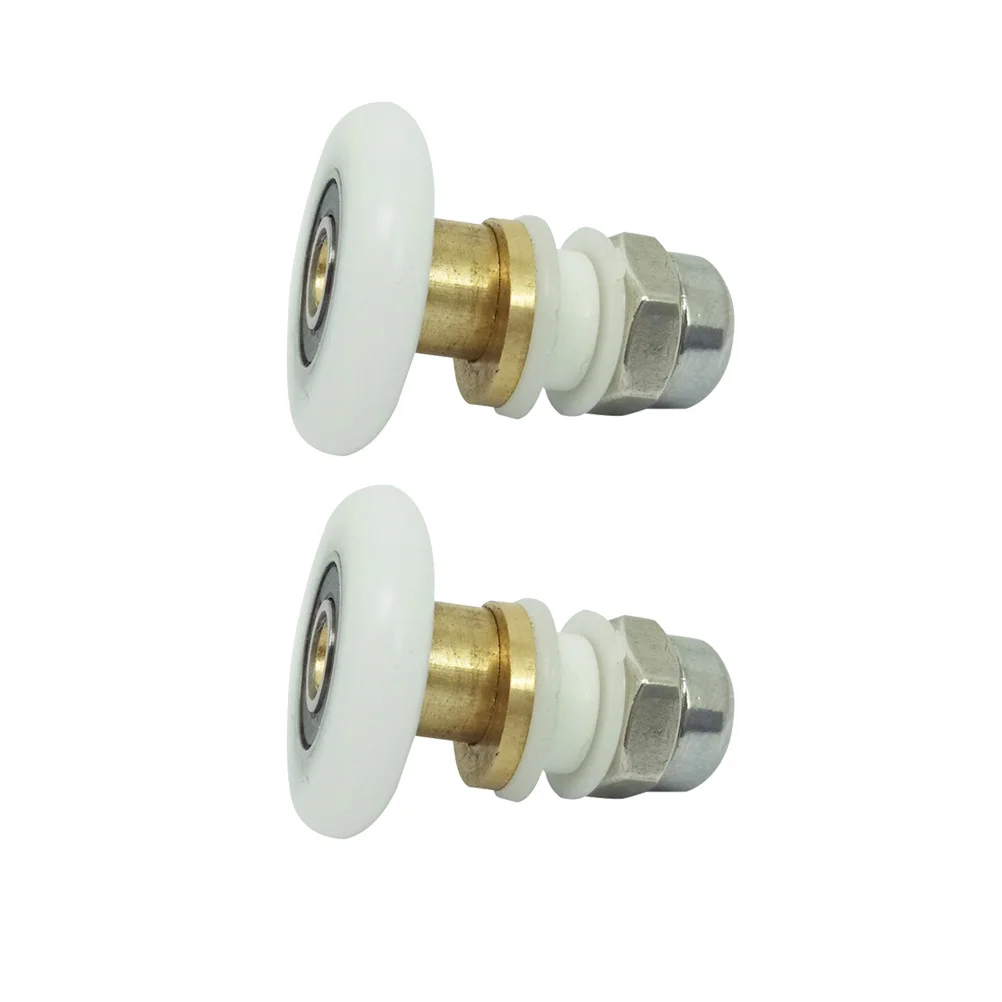 

4Pcs 28Mm Shower Door Sliding Roller Wheel Replacement Hanging Wheel for Bathroom Glass Door Sturdy Hanging Roller Eccentric
