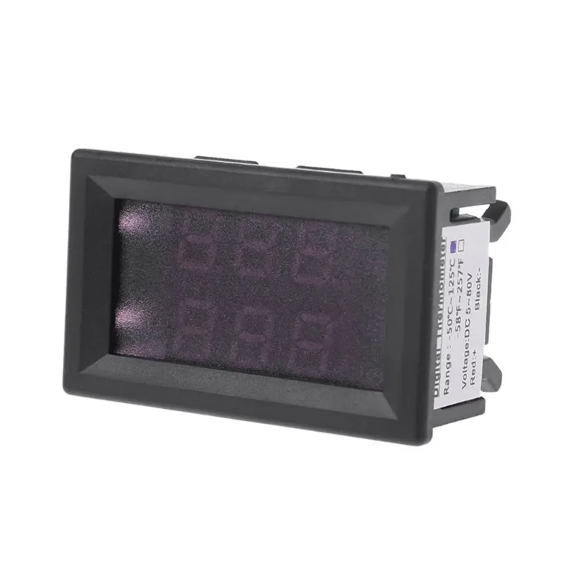 Imagem -06 - Termômetro Digital para Carro Medidor Temperatura Automático Display Monitor com Sondas à Prova Dágua Ntc para