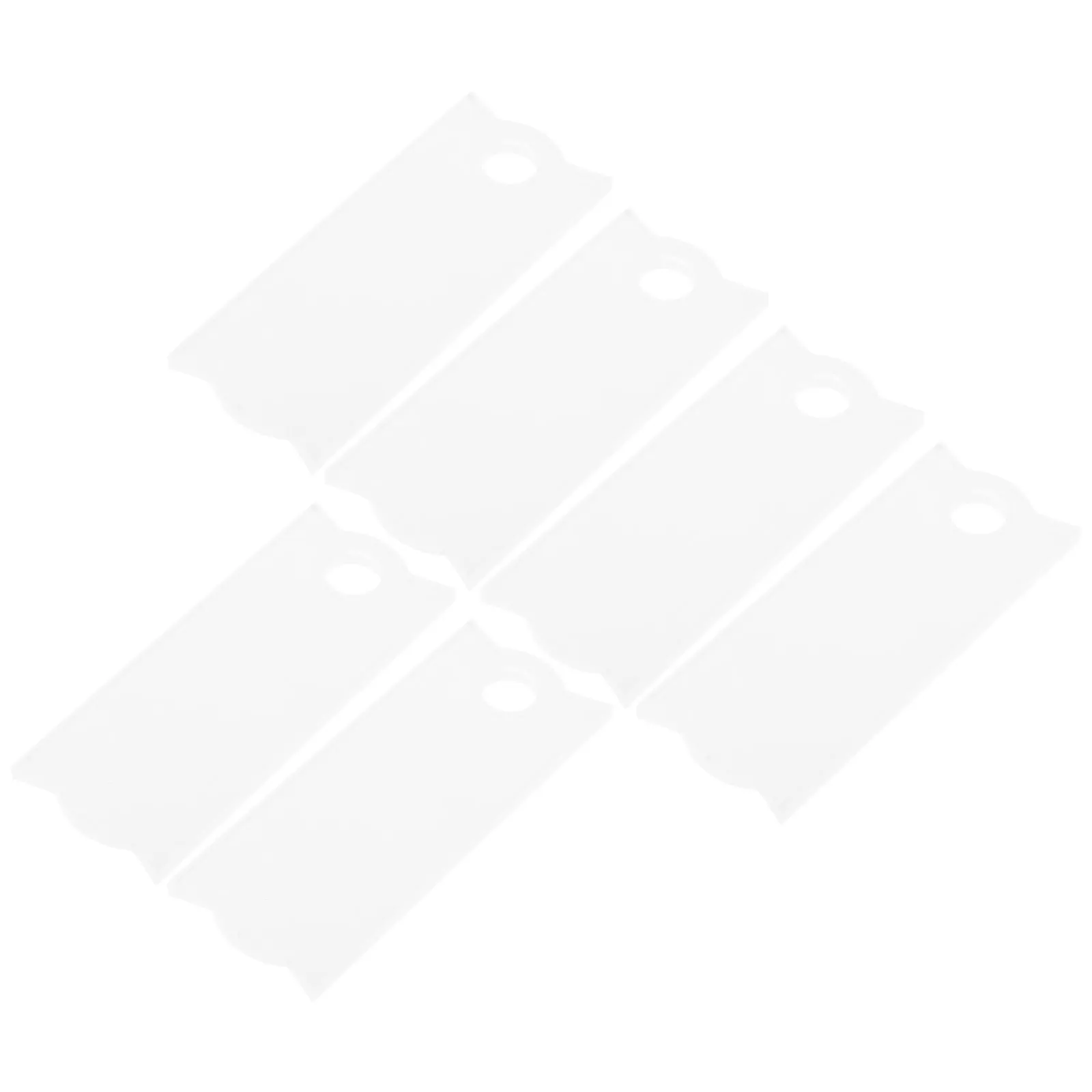 

6Pcs Bottle Cap Acrylic Ornament Sheets for Sublimation Printing DIY Decor Blanks Portable Stylish Design Fits Most Bottle Lids