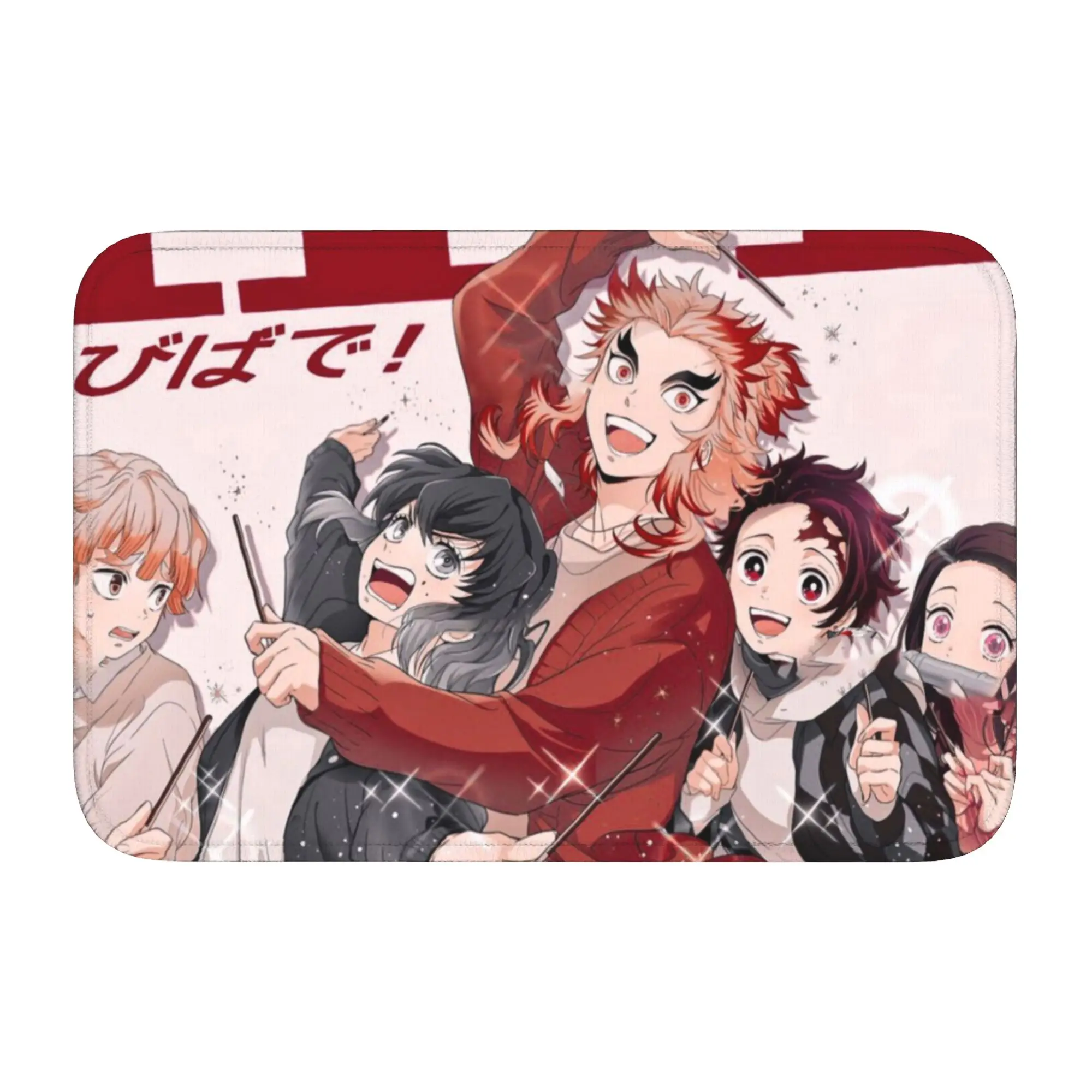 

Custom Demones S-Slayer Floor Door Kitchen Bathroom Mat Anti-Slip Indoor Doormat Garden Living Room Entrance Rug Carpet Footpad