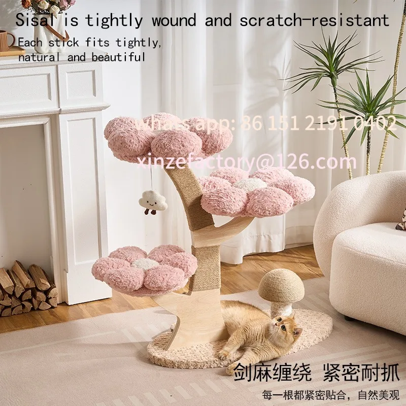 

Customizable cat climbing frame cat litter pet supplies sisal springboard cat scratching board removable and washable