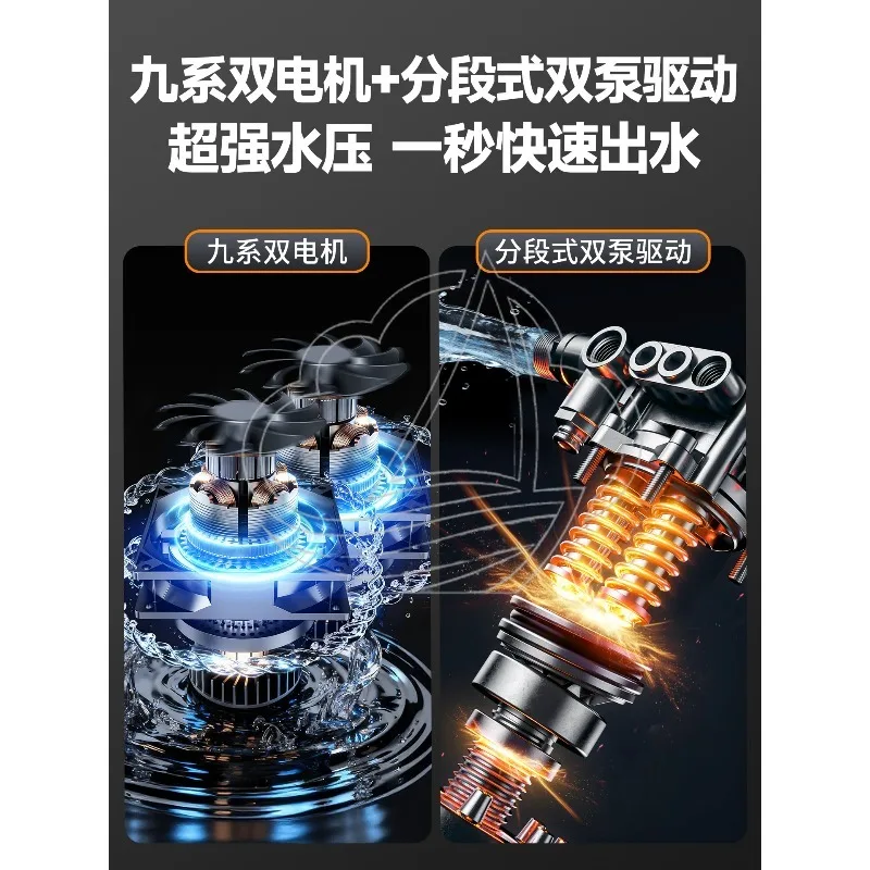 Durable Rechargeable Water Pump High Power Automatic Pump For Farm Vegetable Irrigation Outdoor Water Supply
