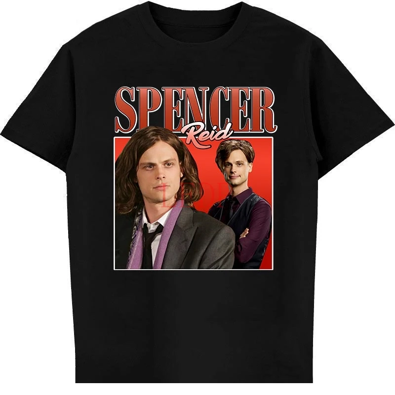 Spencer Reid Criminal Minds Shirt Matthew Gray Gubler Hypebeast Vintage 90s Rap T Shirt