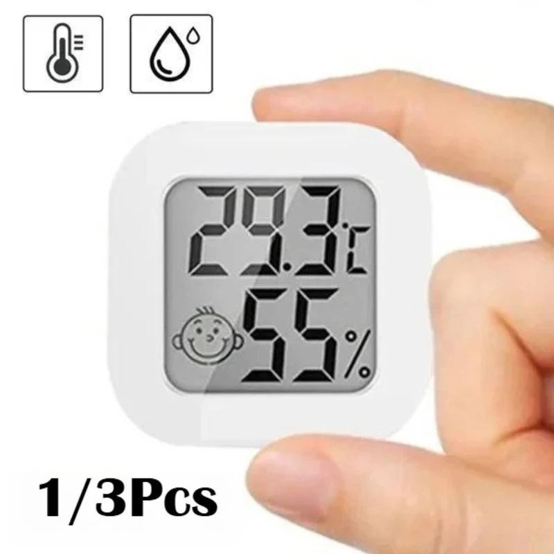 LCD Digital Thermometer Hygrometer Indoor Room Electronic Temperature Humidity Meter Sensor Gauge Weather Station For Home
