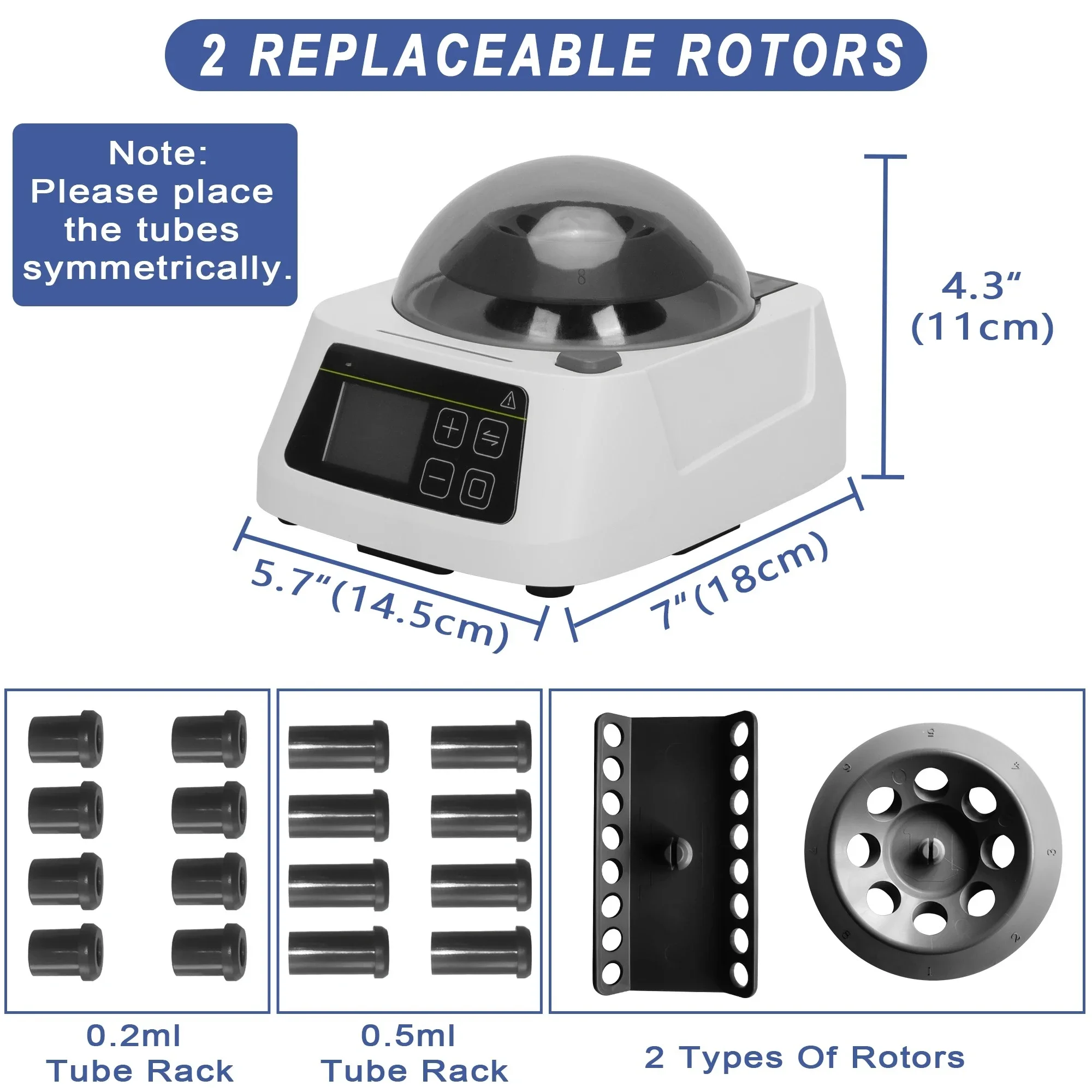 Cheap Mini Centrifuge 10000rpm RPM LCD Lab Mini Portable Centrifuge