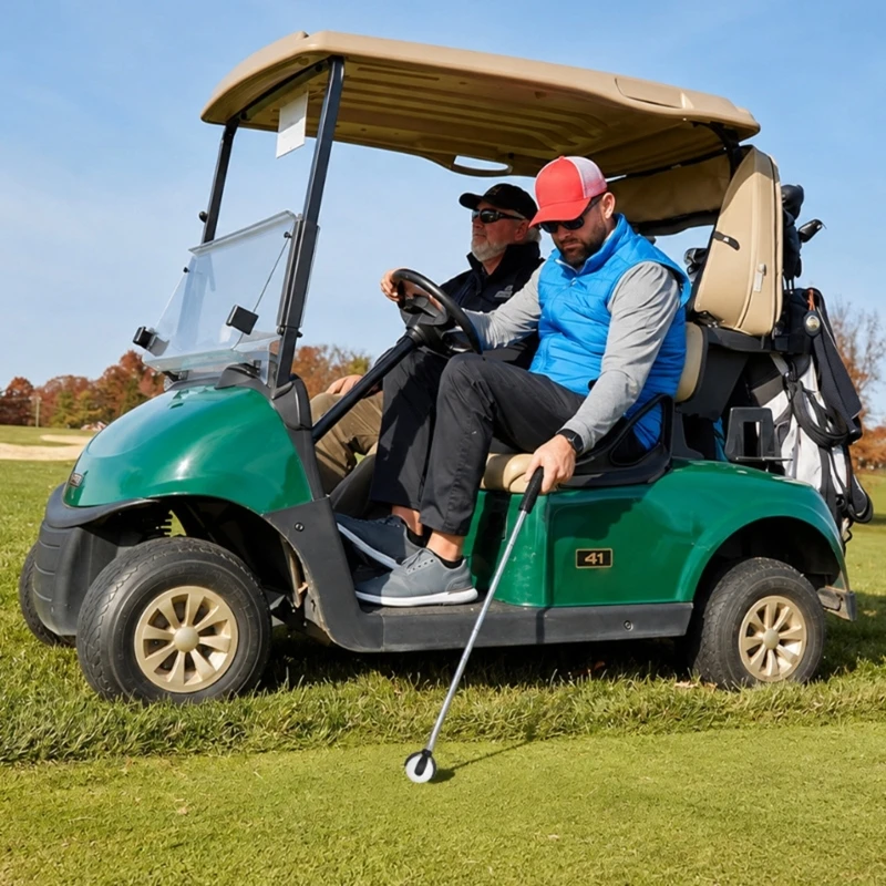 Retractable Golf Ball Pickup Tool with Three-Arm Head, Adjustable Golf Ball Retrievers for Low Course Locations and 69HD