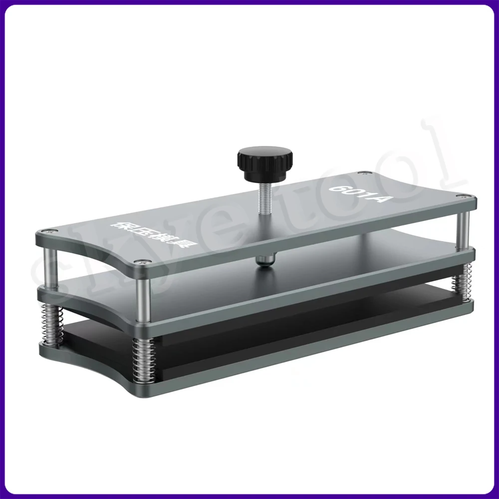 Uyue 601a molde de posicionamento de laminação de pressão universal para iphone samsung moldura intermediária de vidro traseiro compatível com todos os celulares gabarito