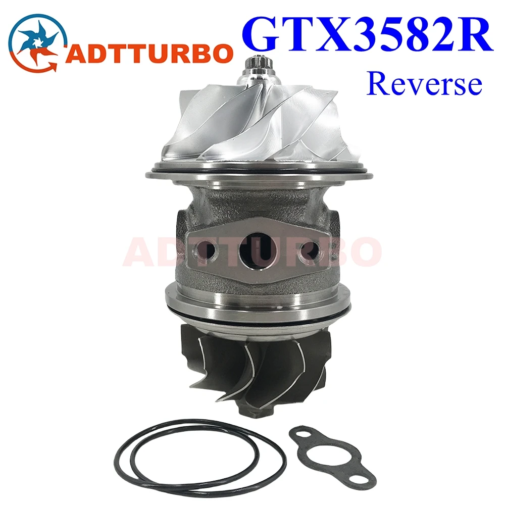 GTX3582R Gen 2 Reverse Rotation Upgrade Turbo Turbine for Car CHRA GT35 Cartridge Ball Bearing 851154-5004s GTX35R Billet Wheel