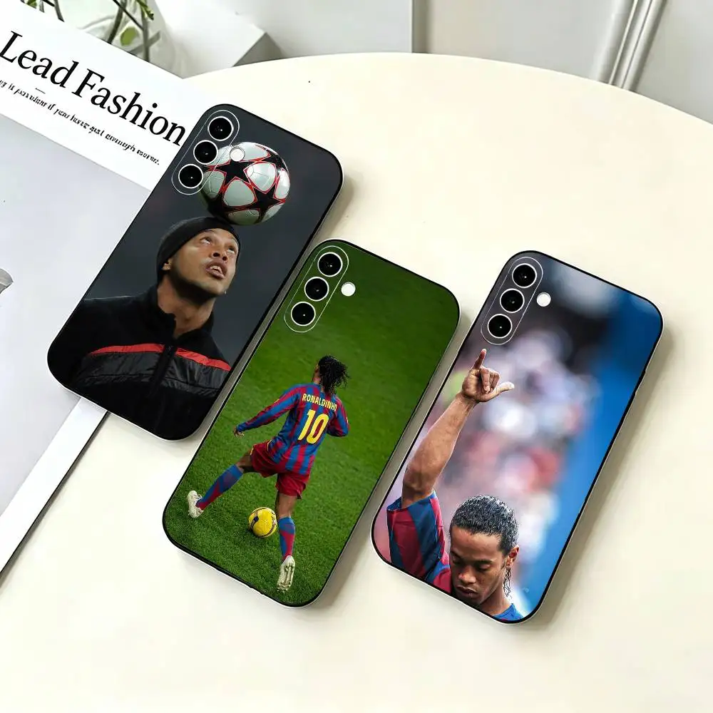 Legend Ronaldinho The Magician  Phone Case For Samsung A73 20,21s,22,31,32,52,53,72 Soft Black Shell