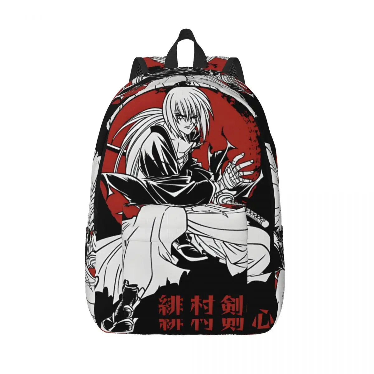 Camping Kenshin Himura Large Capacity Versatile Rurouni Kenshin Kindergarten Bag Teen Girl Boy Men Women Adult Kindergarten Bag