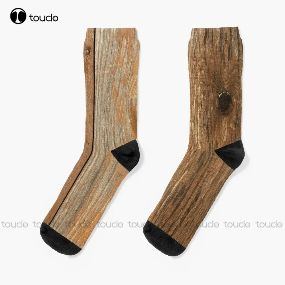 

Wood Texture Socks Socks Sock Thanksgiving Christmas New Year Gift Unisex Adult Teen Youth Socks Hd High Quality Custom Sock