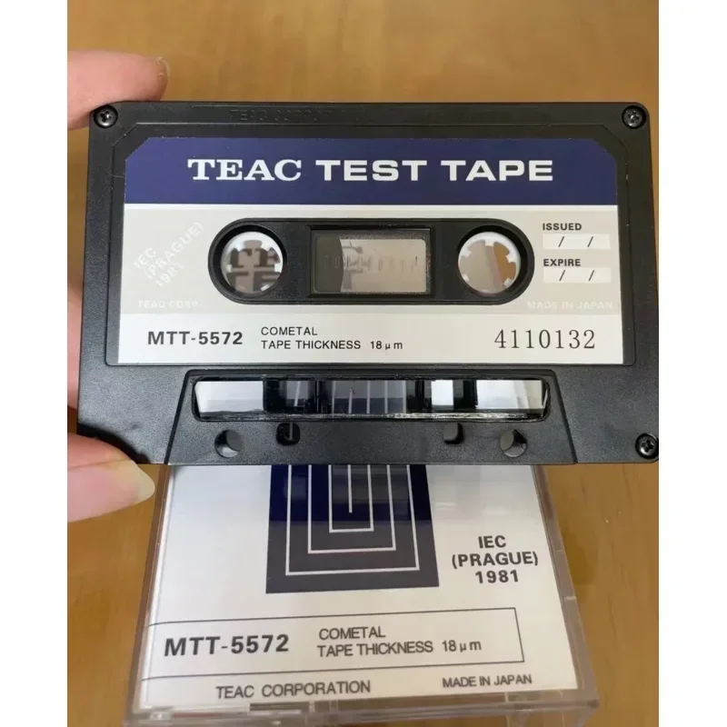 TEAC FOR ABEX Mirror Cassette Test Tape TCC-901 cassette path checker, New