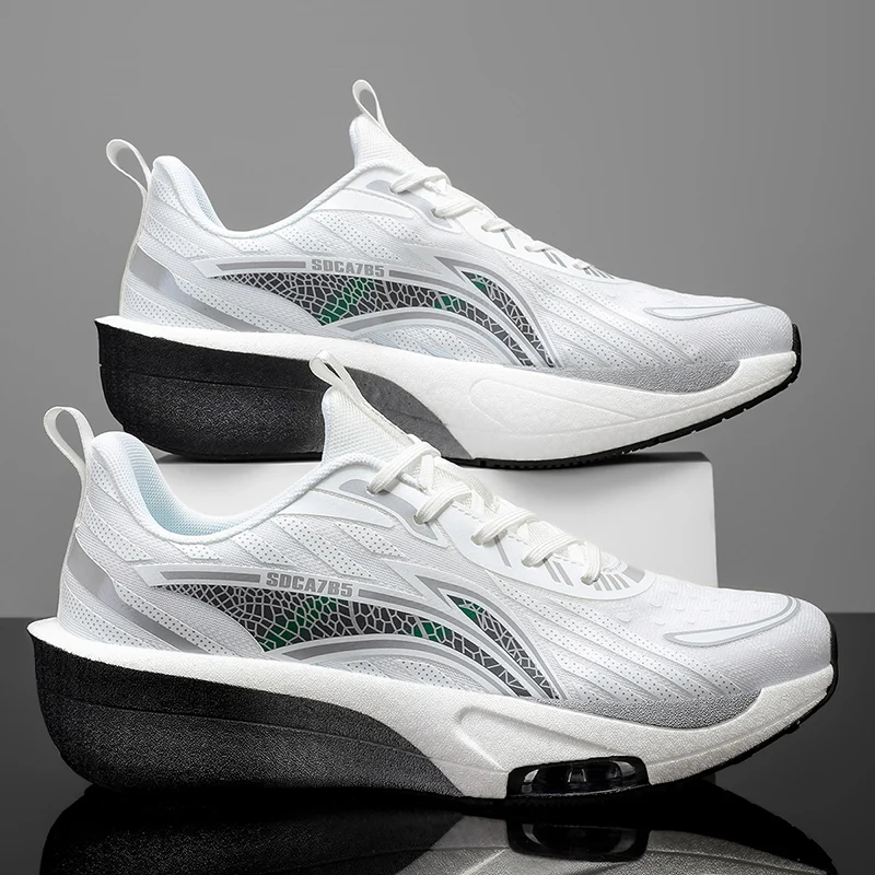 Men's Comfortable Shock-absorbing Casual Sports Shoes Air Airbag for Shoe SoleJaka Sports Couple Shoes Cosy and Wear-resistant