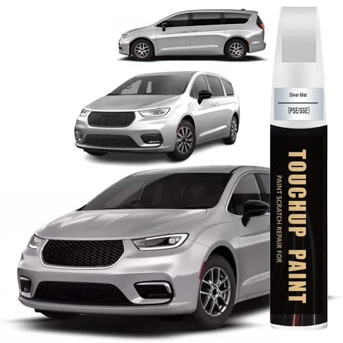 Silver Mist(PSE/SSE) Touch Up Paint Compatible with Chrysler Exact Match 2 in 1 Touch up Paint for Chips and Nicks Repair