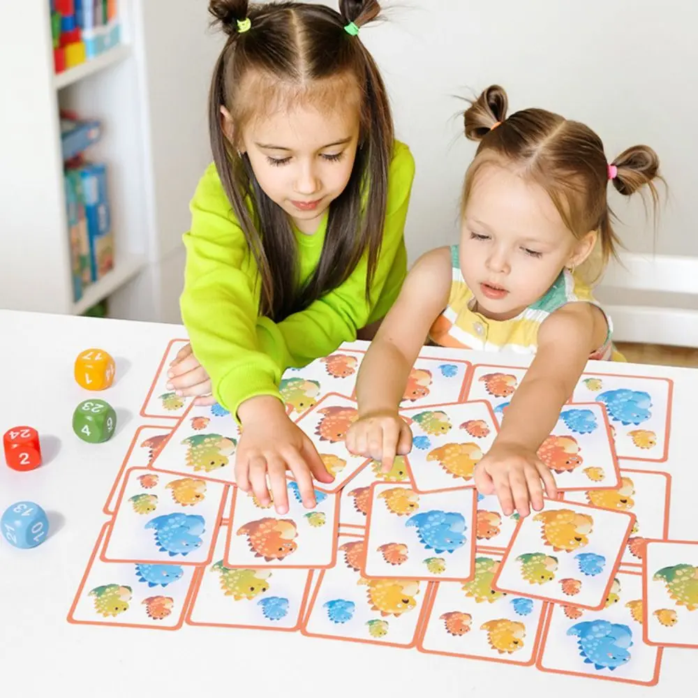 Drewniane Zwierzęta Radość Wyścigi Gry Planszowe Dinozaur Kolorowe Montessori Zabawka Rozwijająca Zbawę Edukacyjna Montessori