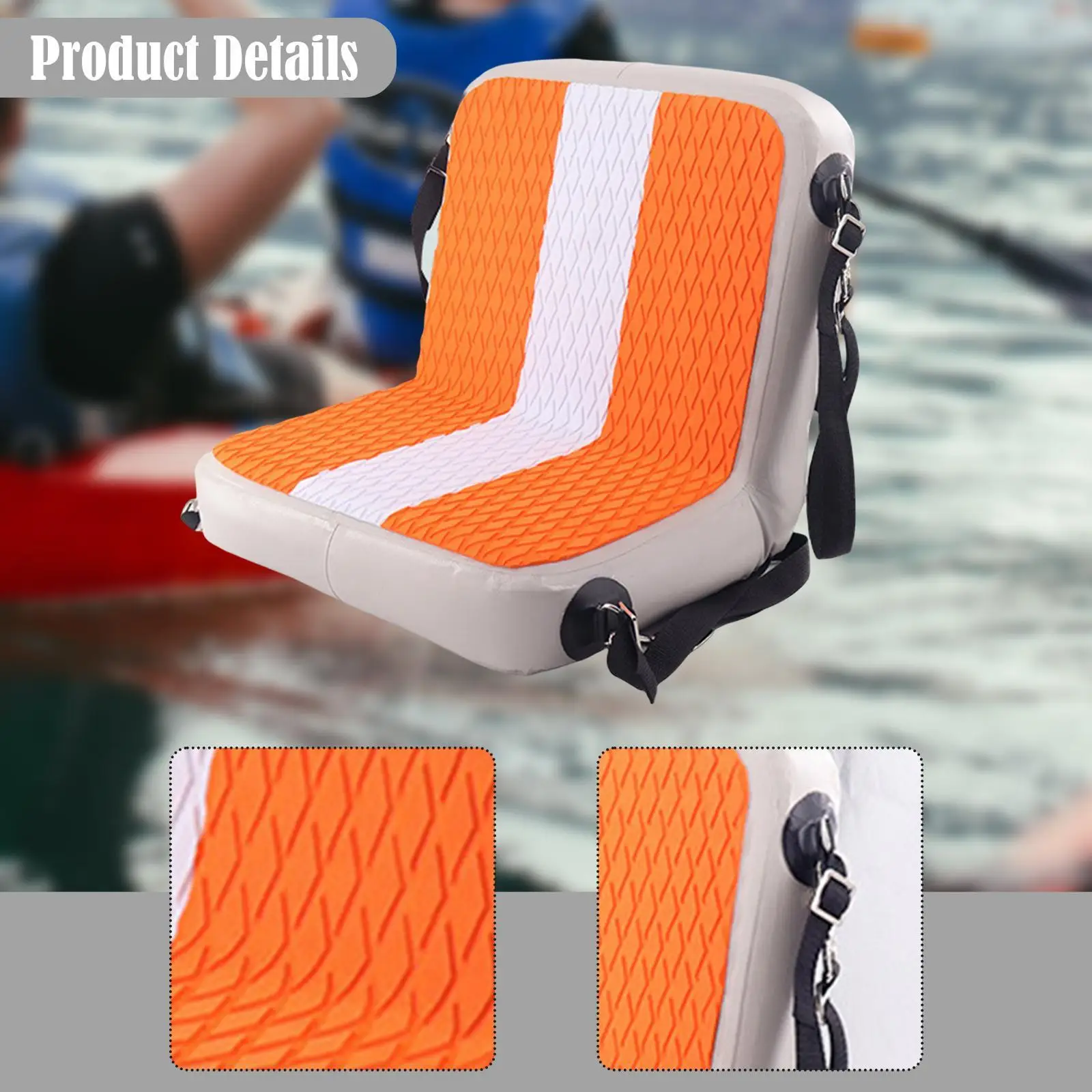 Kayak Seat Stand up Paddleboard with Back Support Part Accessories Sit on Top Seat and Backrest for Fishing Boats Rafting