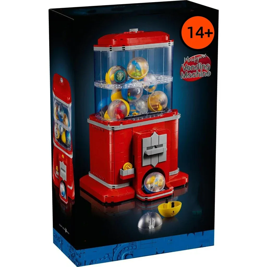 

2025 Technical 21358 Vending Mechine Building Blocks Classic Creative Coin Construction Bricks Home Decor Toys Christmas Gifts