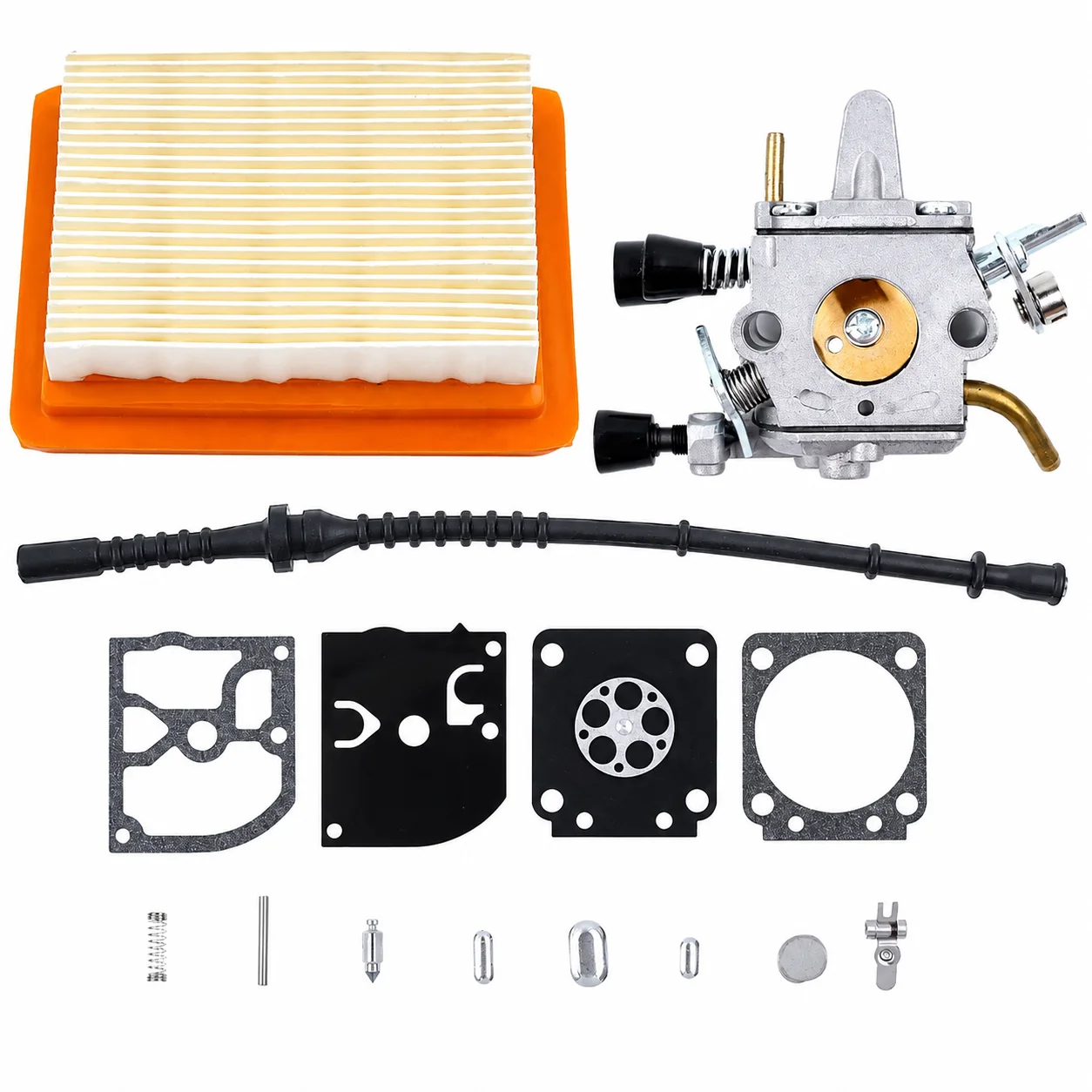 Carburetor Air Filter Fuel Hose Repair Kit For Stihl FS120 FS200 FS250 FS300 FS350 FR350 FS020 Replace 4134 120 0653