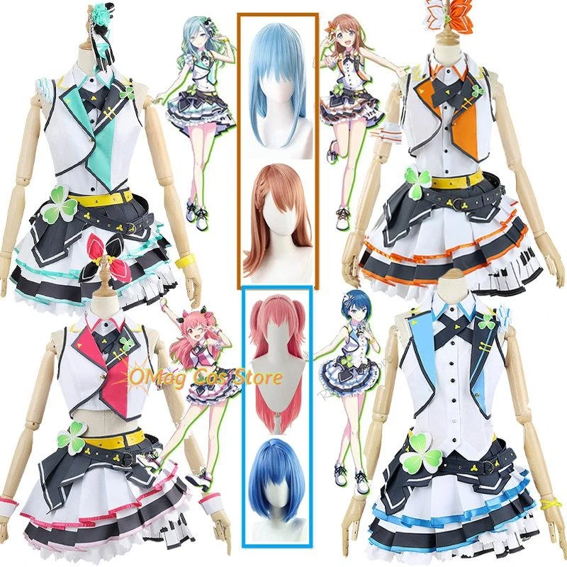 

Halloween Costumes Kiritani Haruka Cosplay Hanasato Minori Momoi Airi Hinomori Shizuku Cosplay Anime Project Sekai Adults Outfit