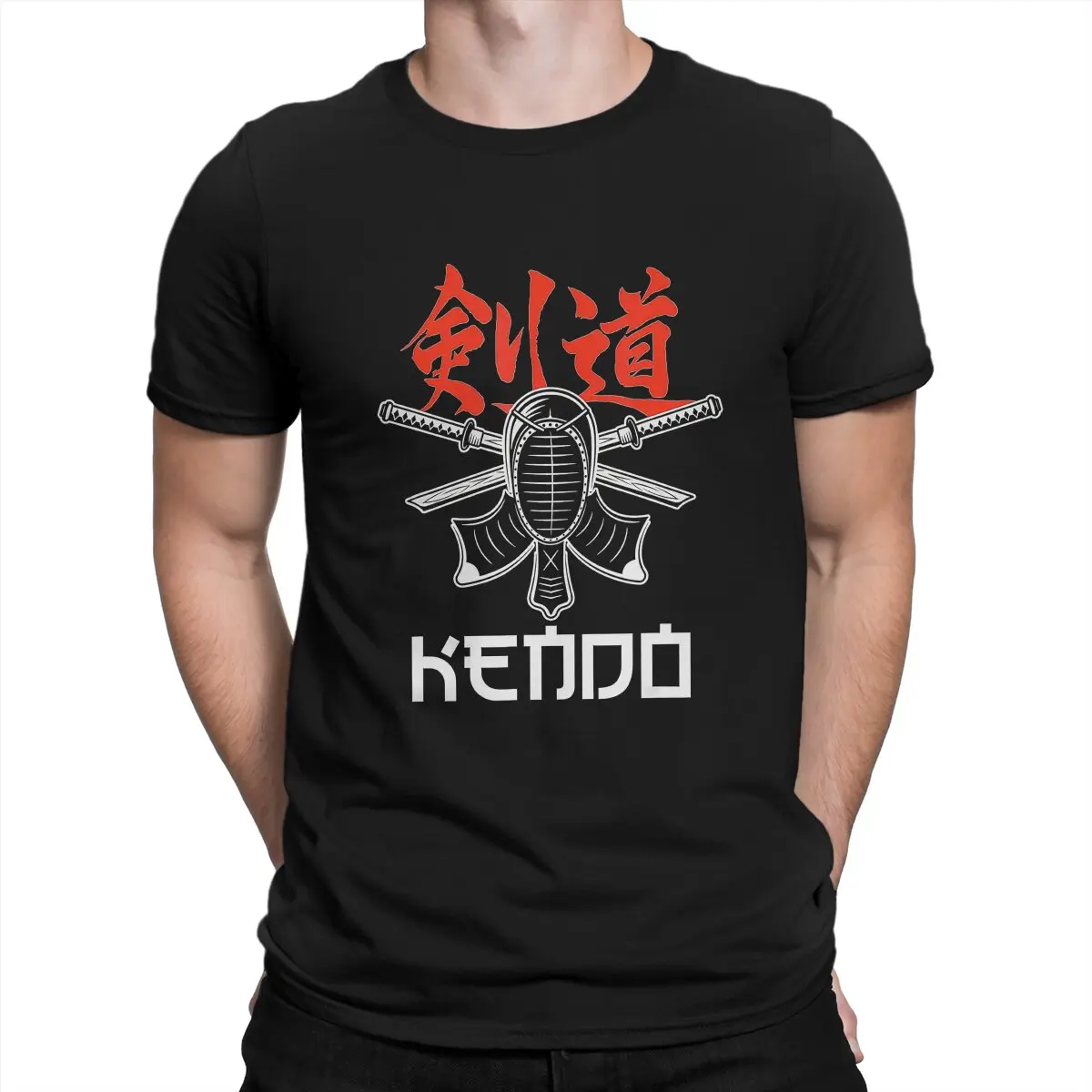 Kendo Bogu Shinai Japanese Martial Arts Warrior Ninja T Shirt Grunge Men Polyester Tees Summer Clothing Harajuku Crewneck TShirt