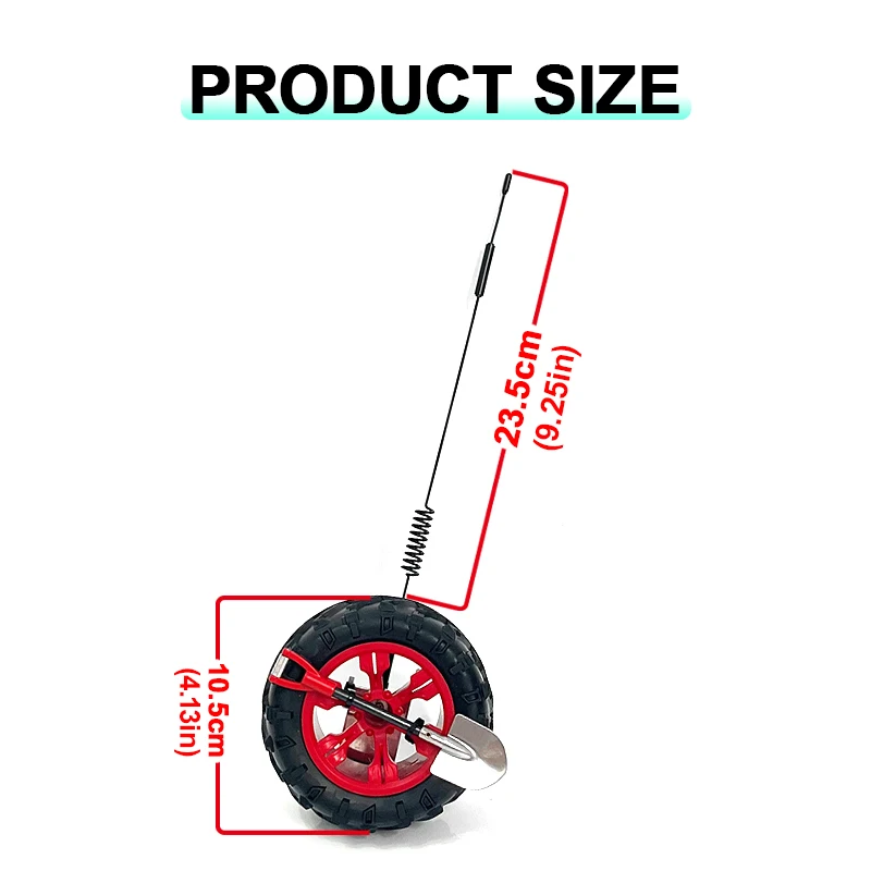 Spare Tire Model Of Automobile Car Tail Decor 11.5CM Car Wheel Mast Whip Stereo Radio personality Car Accessories Ornament