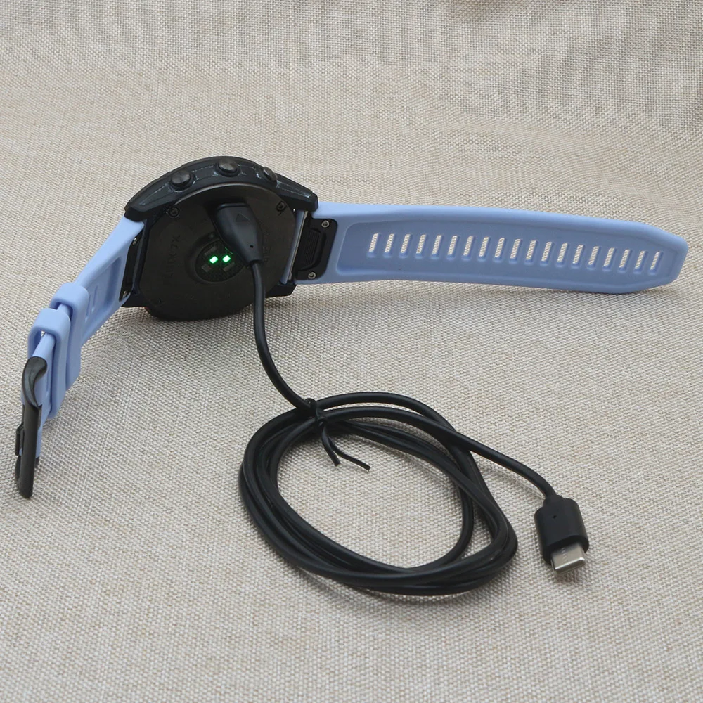 Datenladekabel für Garmin Fenix 8/ Instinct 3/ Venu 3S/ 2/ Sq, Ladekabel Typ-C, Vivoactive 5/ Quatix 7 Smartwatch-Zubehör