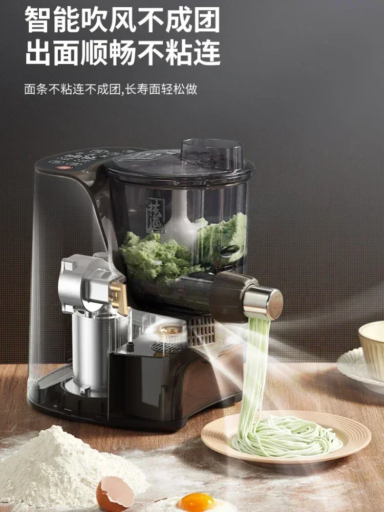 Multifunctional Noodle Maker - For Home Kitchen, with Multi-Mold Head, Acts as Pasta Machine & Electric Dumpling Skin Machine