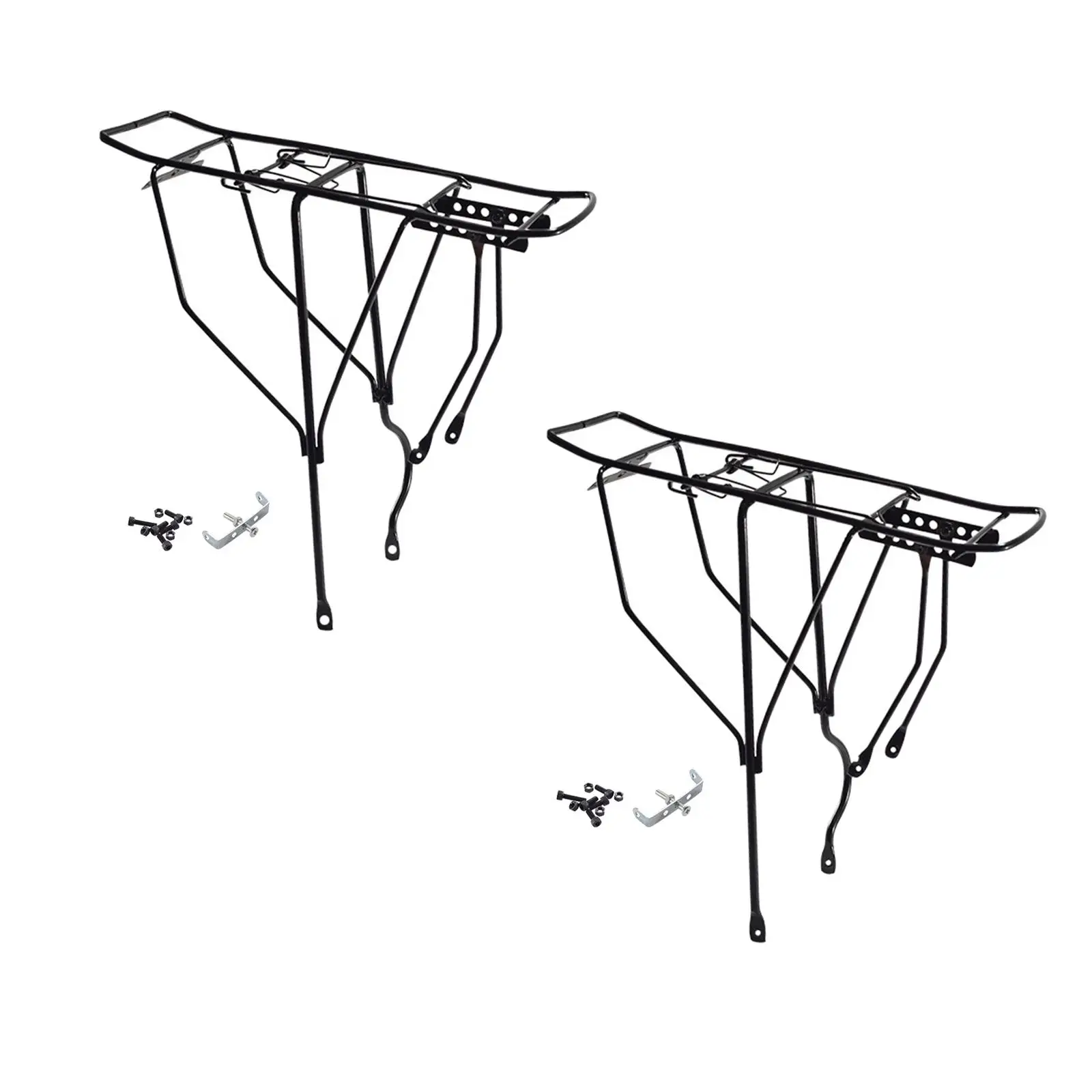 

Bike Luggage Cargo Rack Metal Rear Bicycle Rack Back Seat for Food Delivery Commuting Traveling 26 inch Bikes Cycling Equipment
